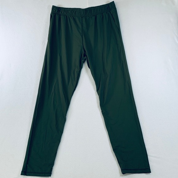 Zyia Active Pants - ZYIA Women's Elastic Waist Ankle Active Versatile Pants Stretch Comfort Green XL